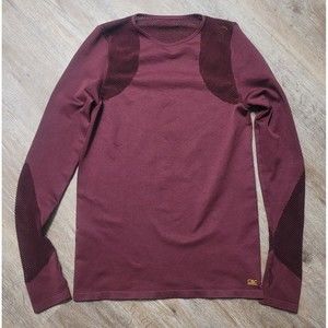 C & C California Performance Women's Maroon Athleisure Long Sleeve Size …